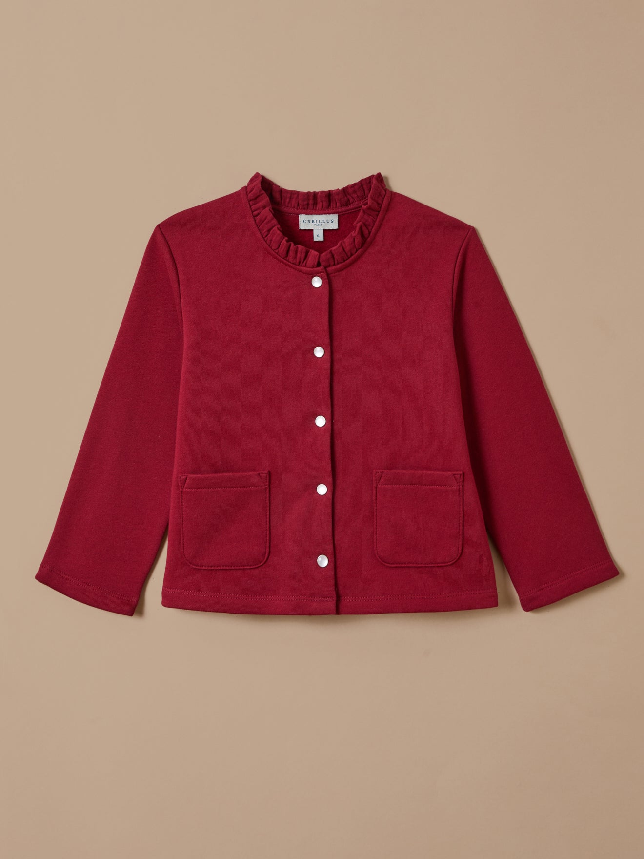 Mädchen-Cardigan aus Molton – Bio-Baumwolle
