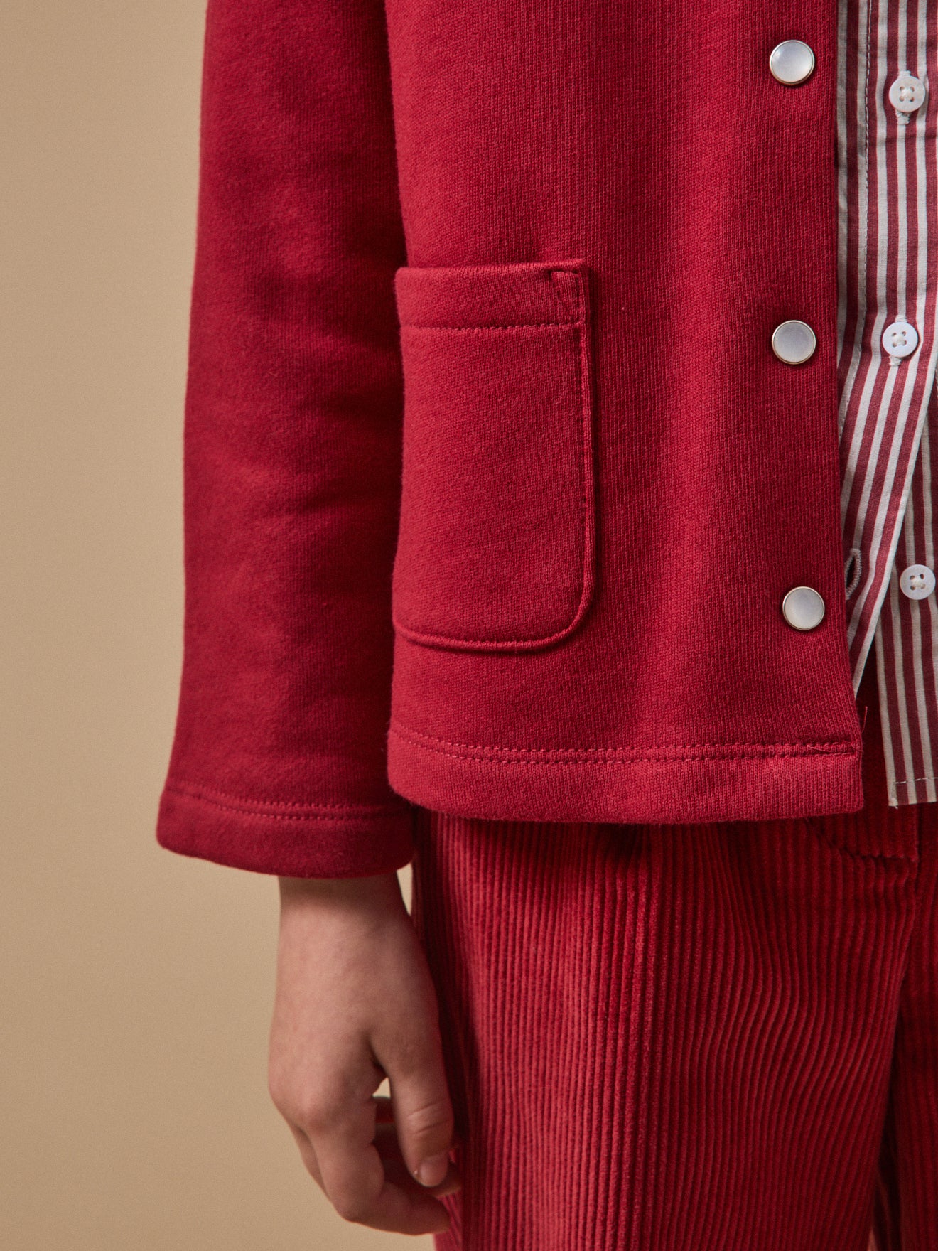 Gilet Fille en molleton - Coton biologique