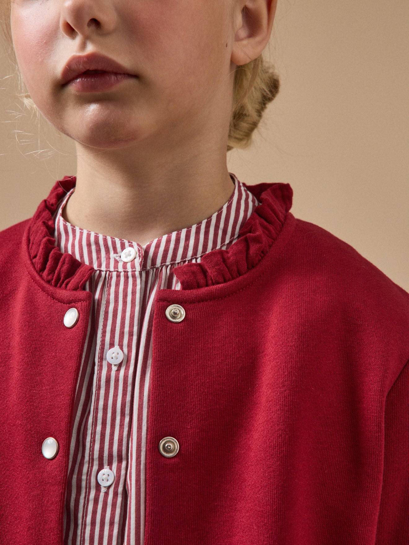 Gilet Fille en molleton - Coton biologique
