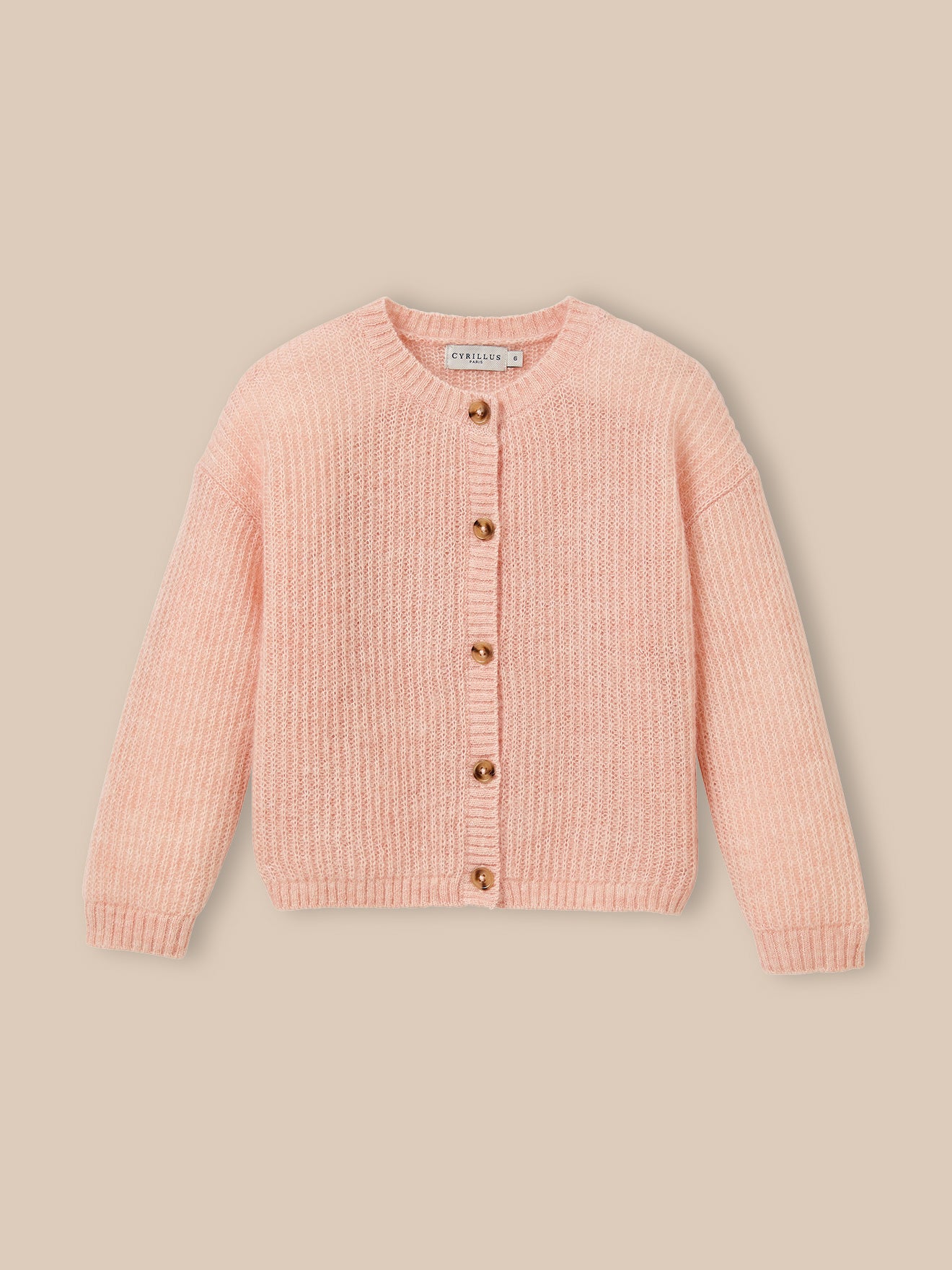 Cardigan Fille avec laine et mohair