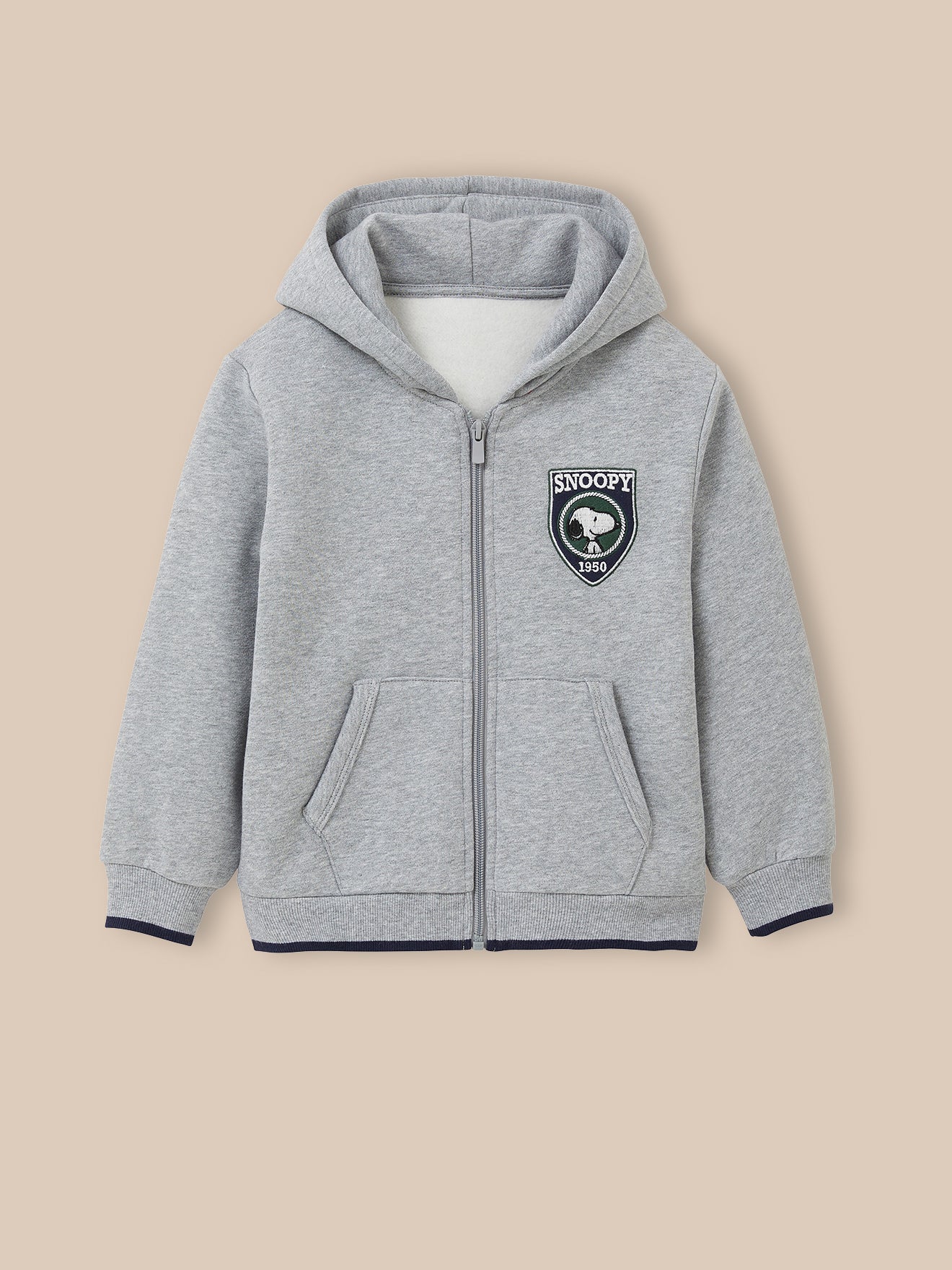 Kinder-Sweatjacke mit Reissverschluss Cyrillus X PEANUTS(TM) – Snoopy Kollektion