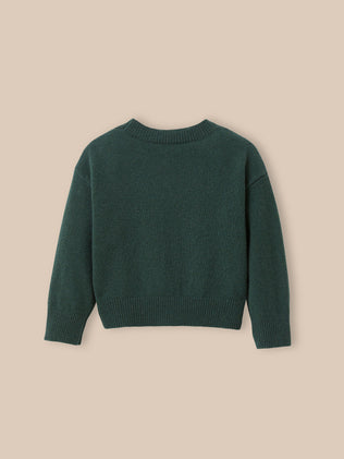 Cardigan en pure laine mérinos Fille