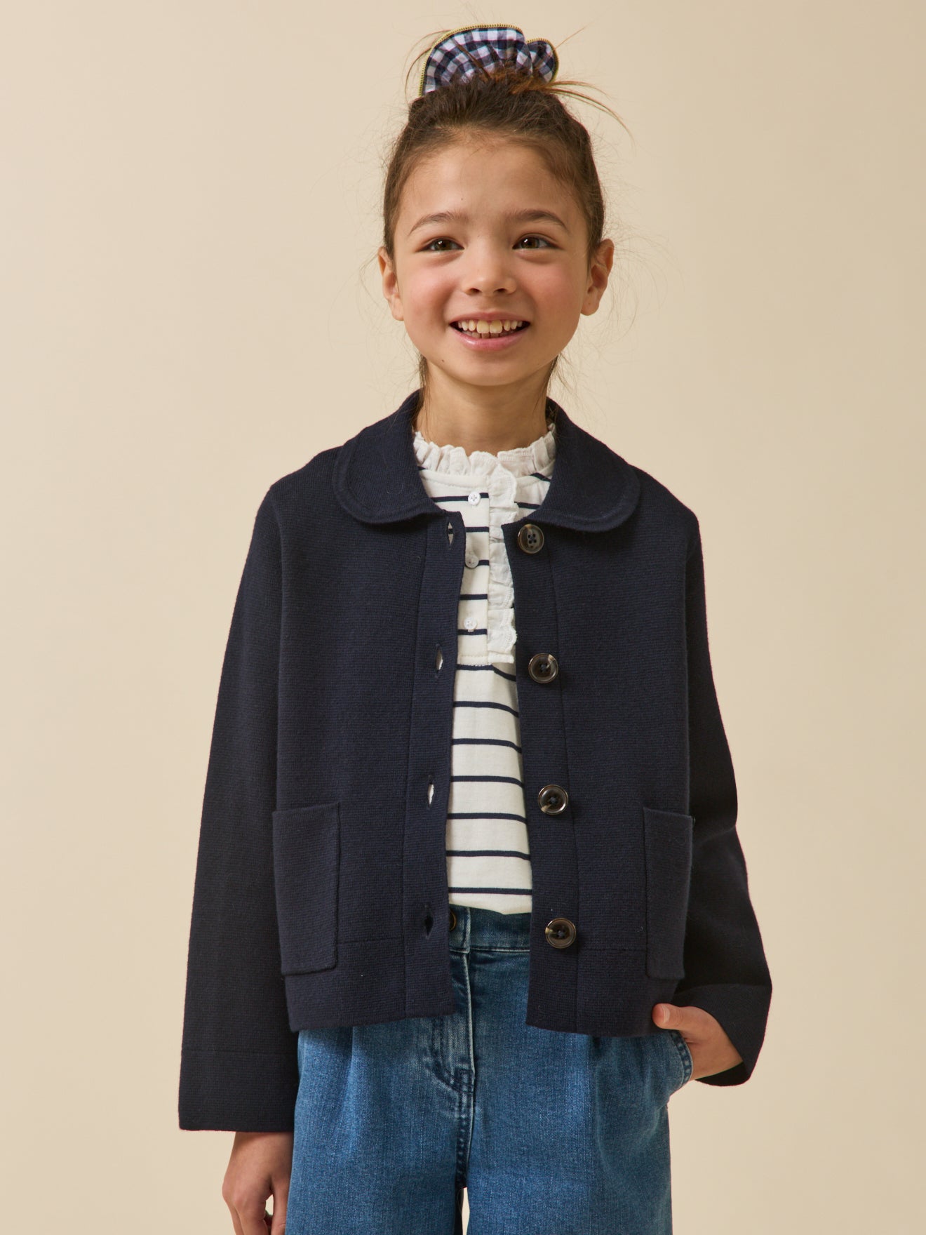 Cardigan en maille Milano Fille - collection Junior