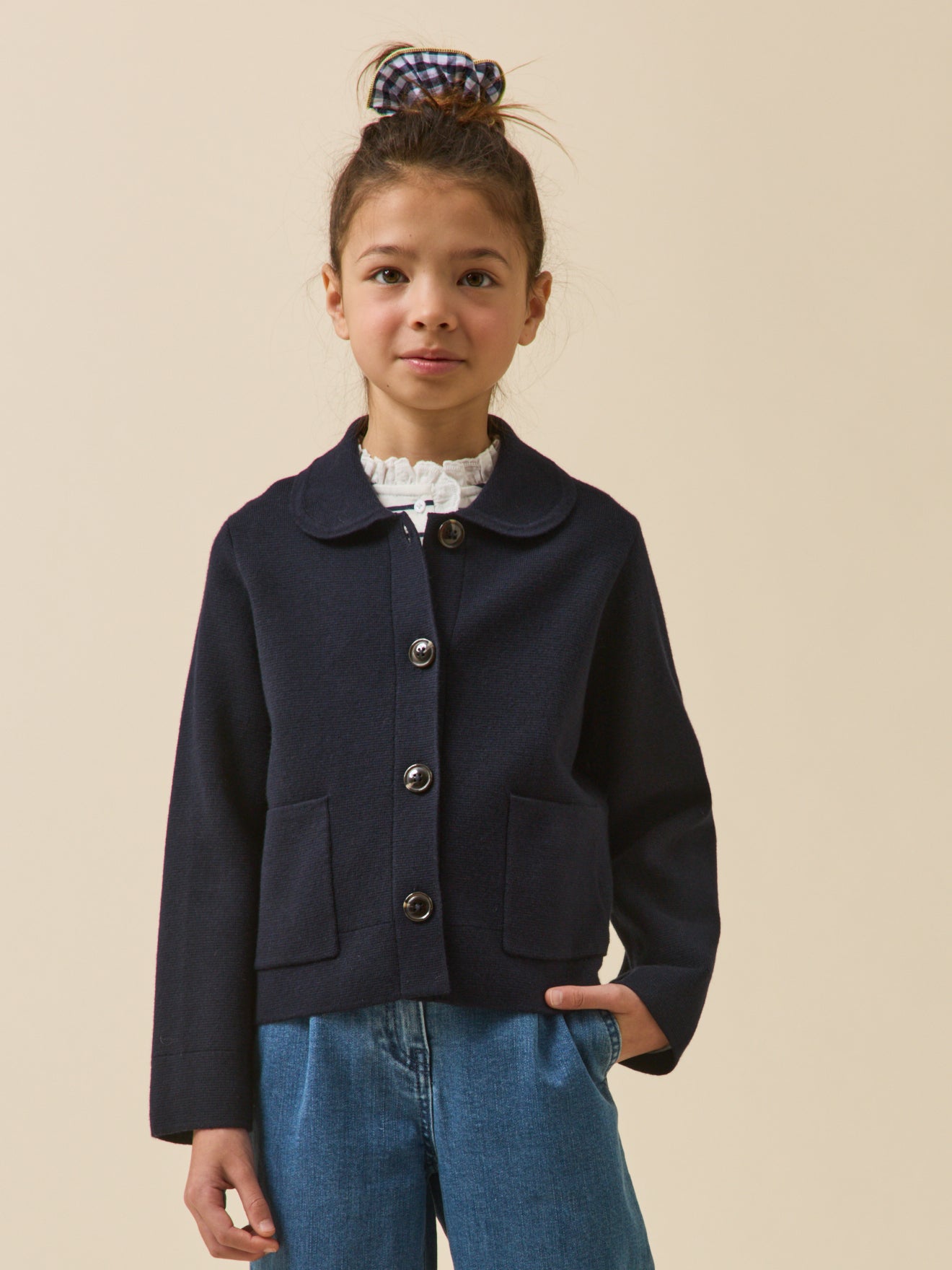 Cardigan en maille Milano Fille - collection Junior
