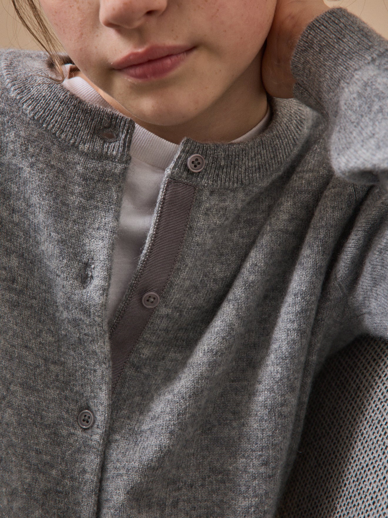 Mädchen-Cardigan aus Kaschmir