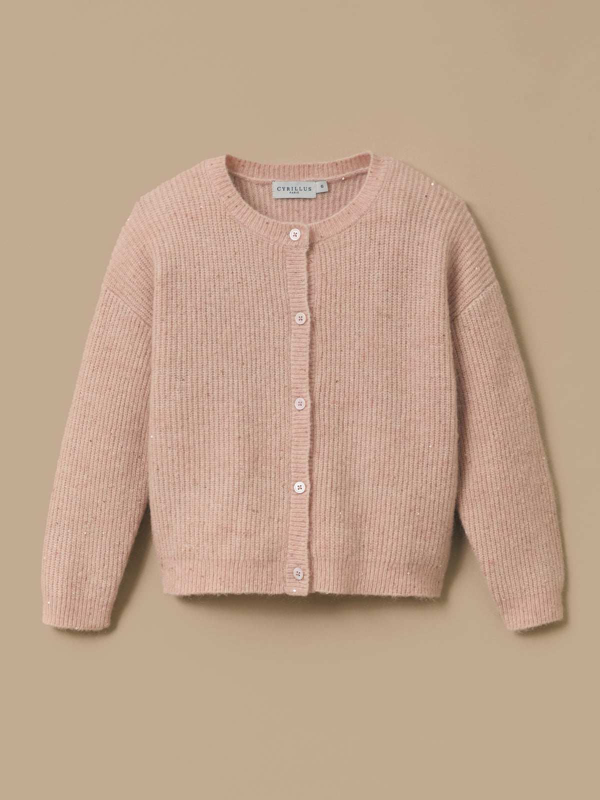 Cardigan laine et mohair Fille