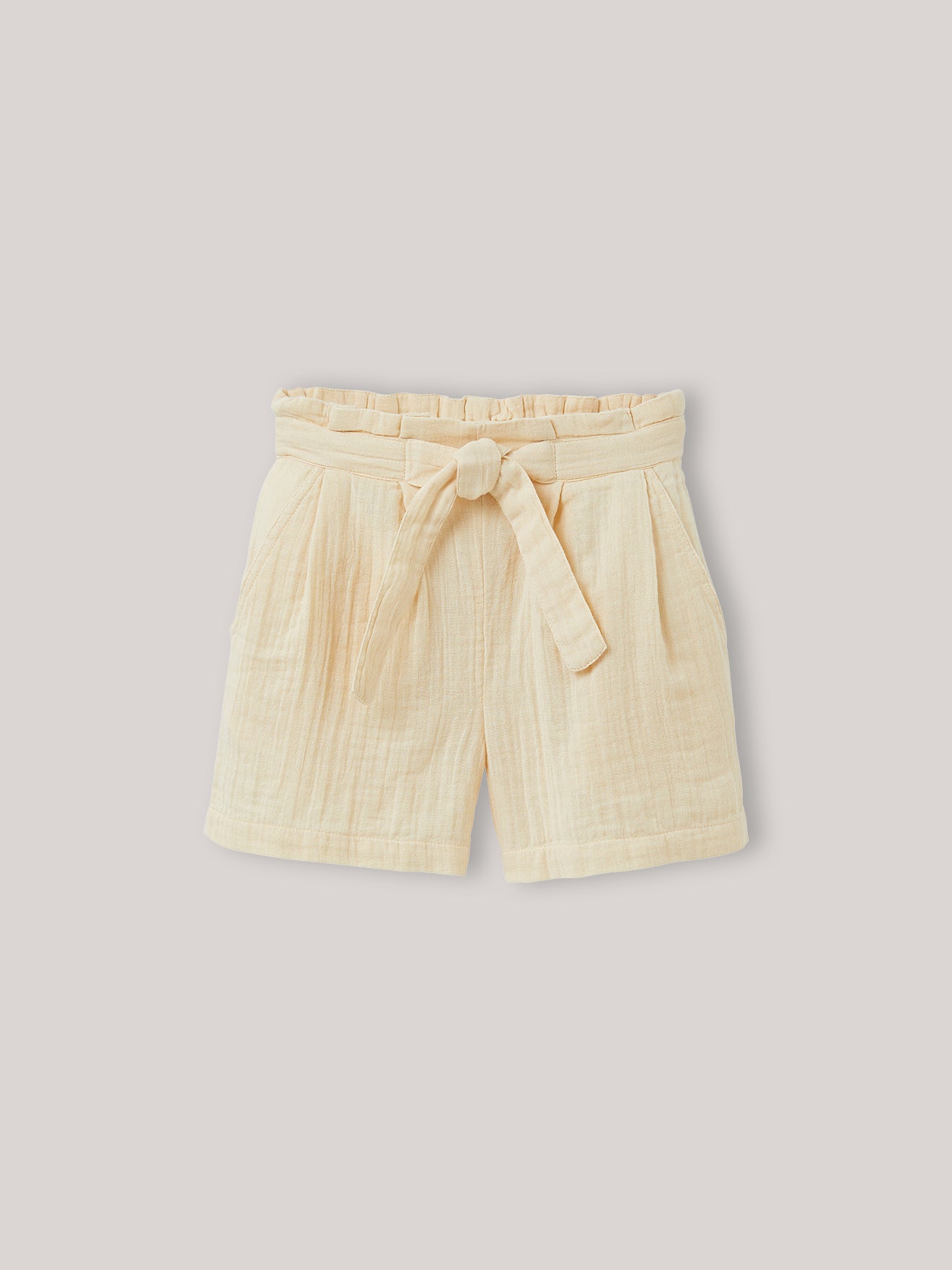 Short Fille en gaze de coton biologique