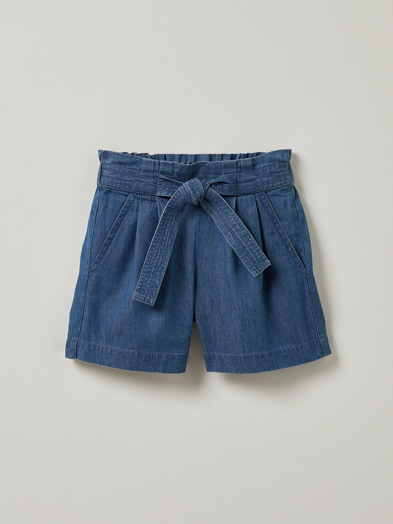 Mädchen-Shorts aus leichtem Denim