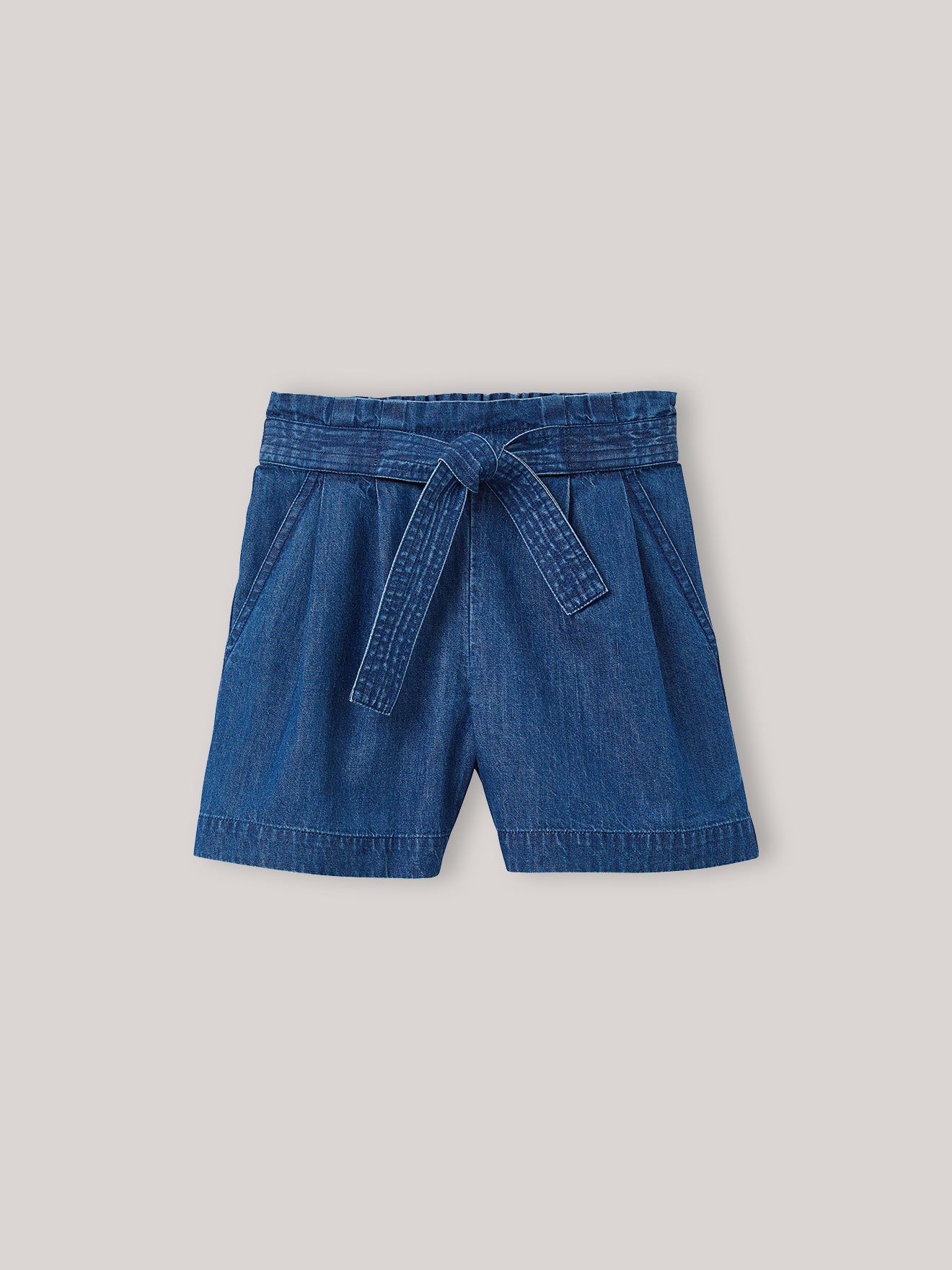 Mädchen-Shorts aus leichtem Denim