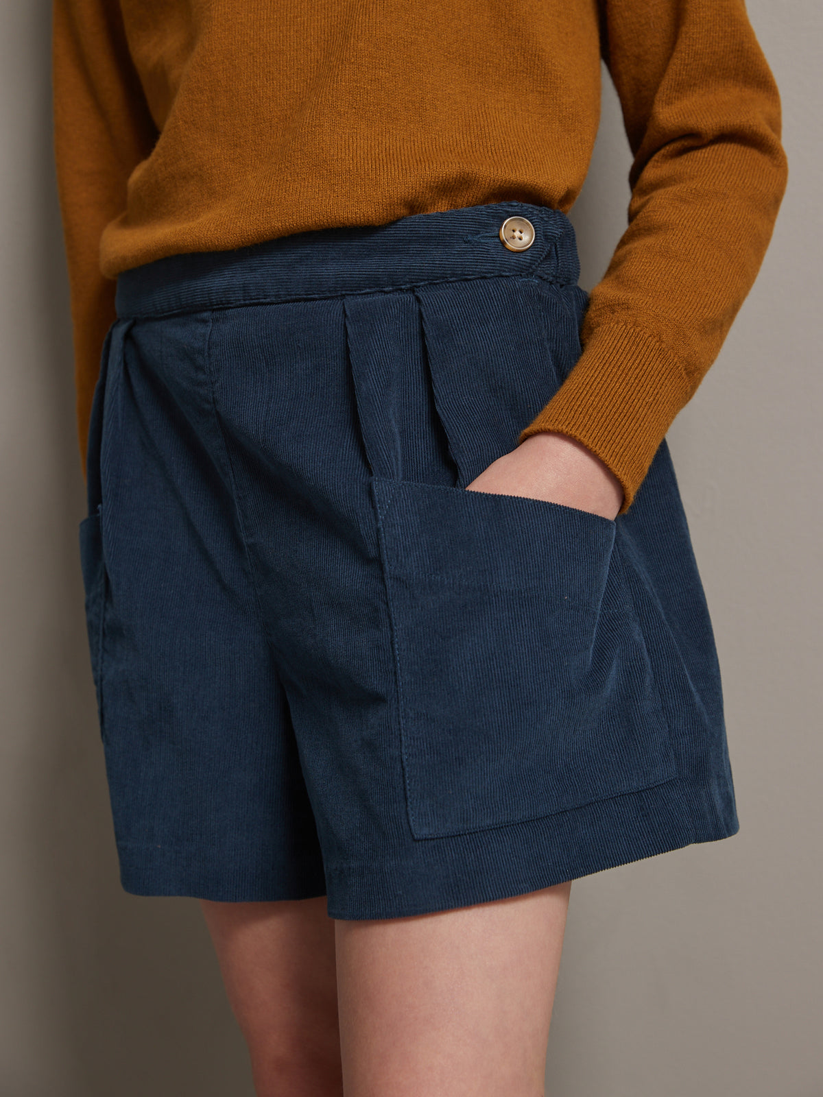 Short Fille en velours