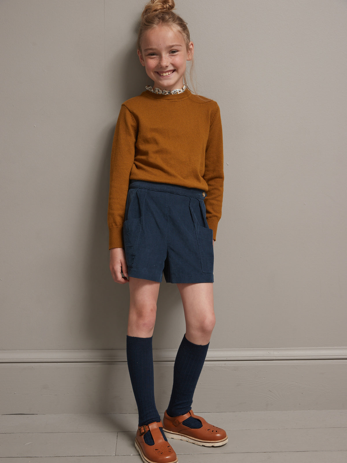 Short Fille en velours