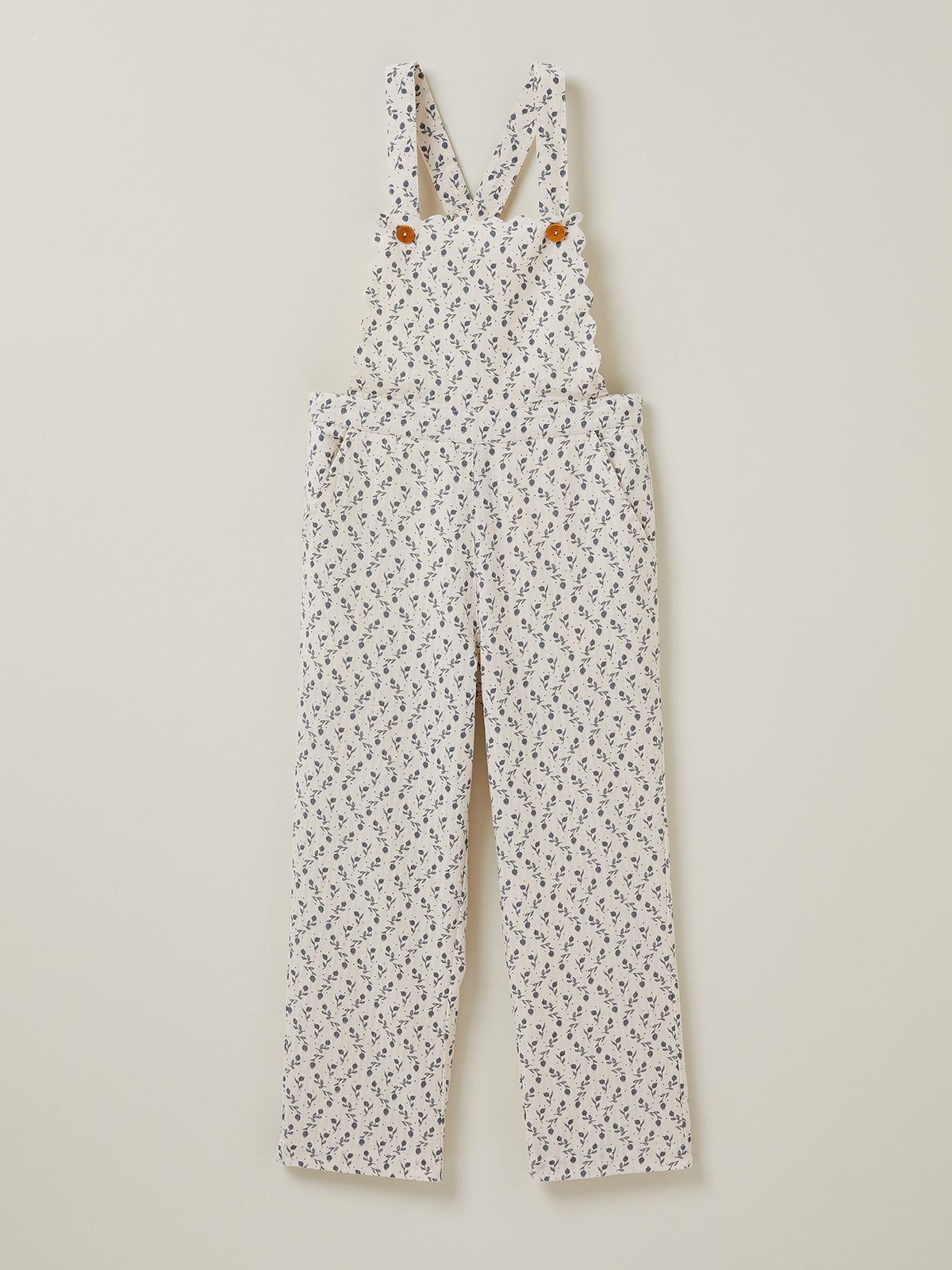 Mädchen-Latzhose mit Printmotiv « Maggie »