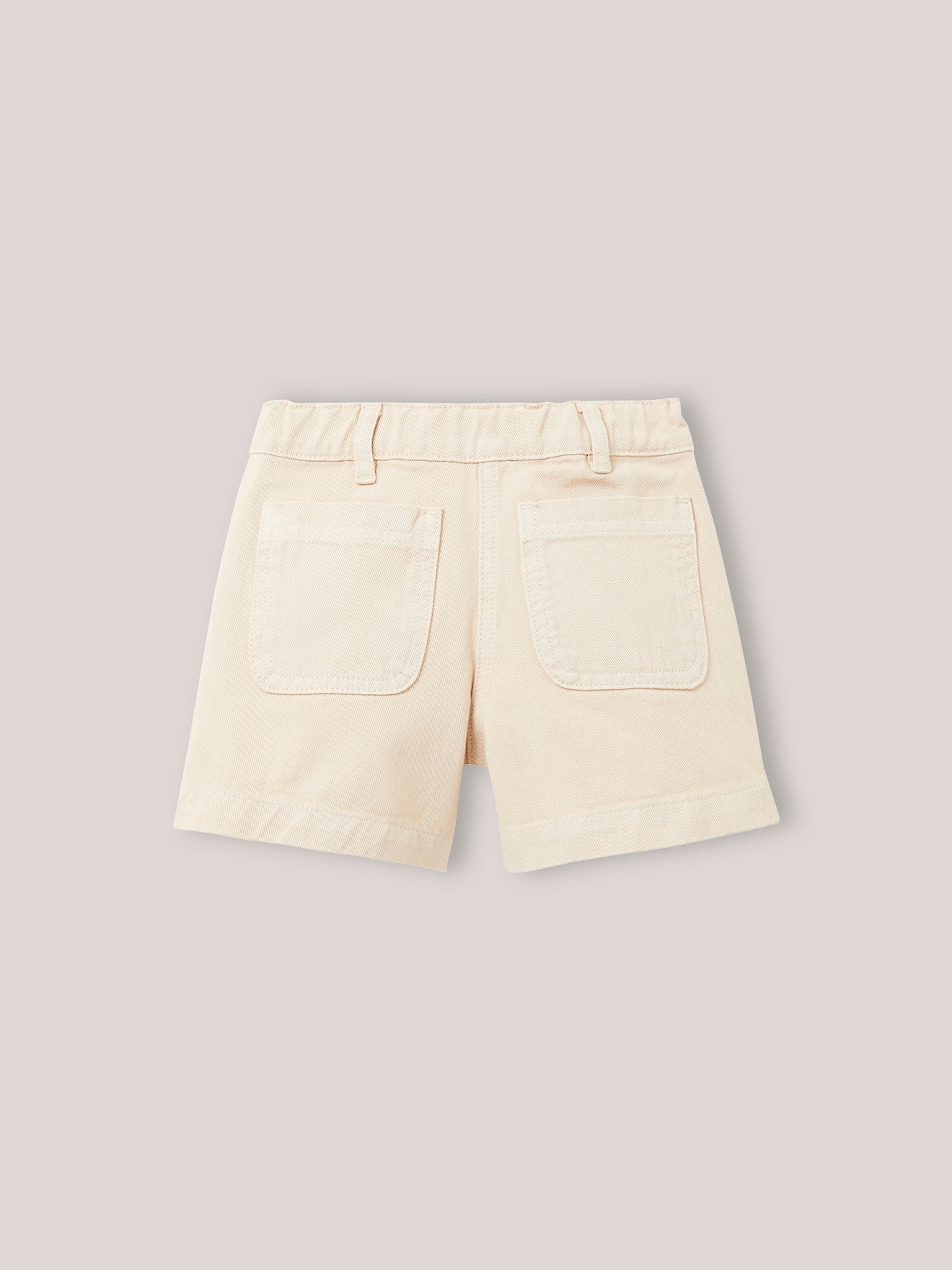 Short Fille denim couleur