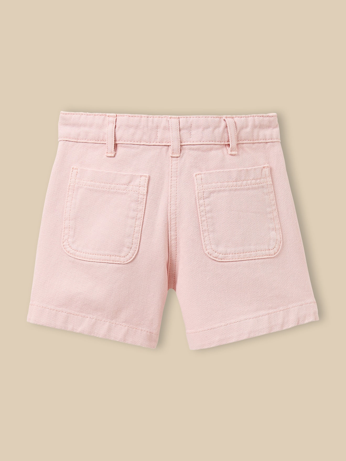 Mädchen-Shorts aus farbigem Denim