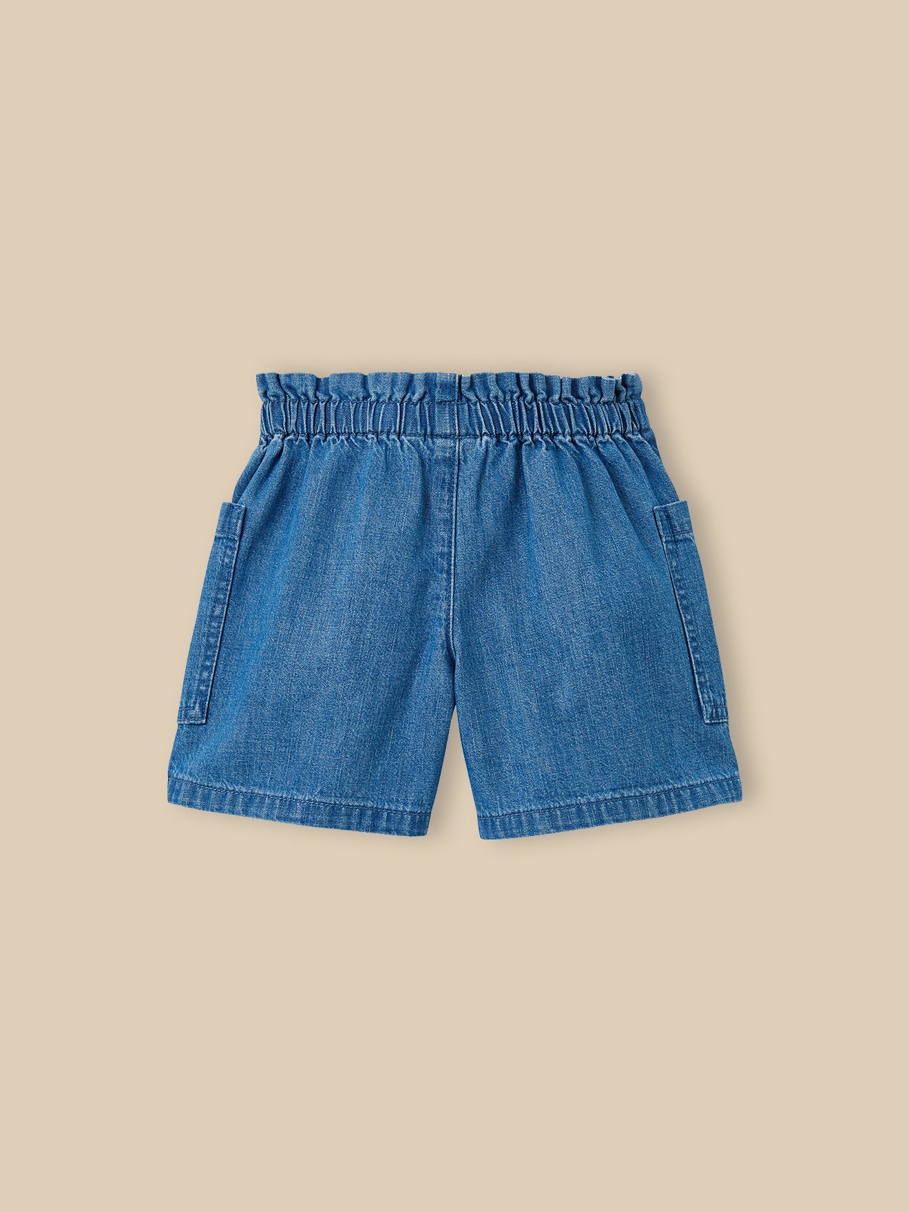 Mädchen-Shorts aus leichtem Denim