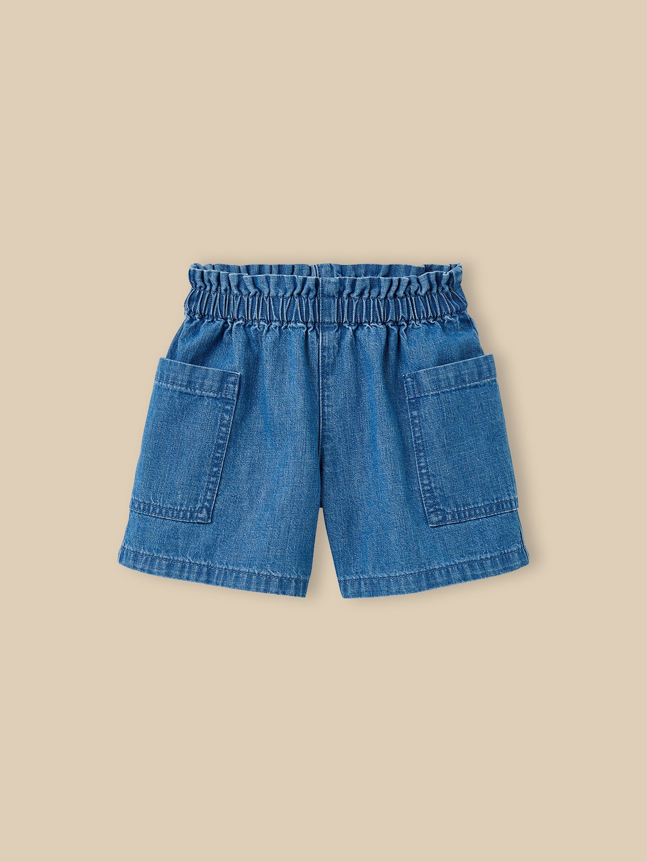 Mädchen-Shorts aus leichtem Denim