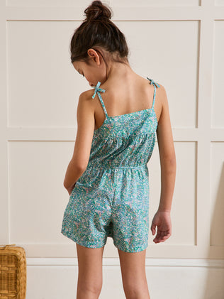Mädchen-Overall aus Liberty®-Stoff « Harriet »