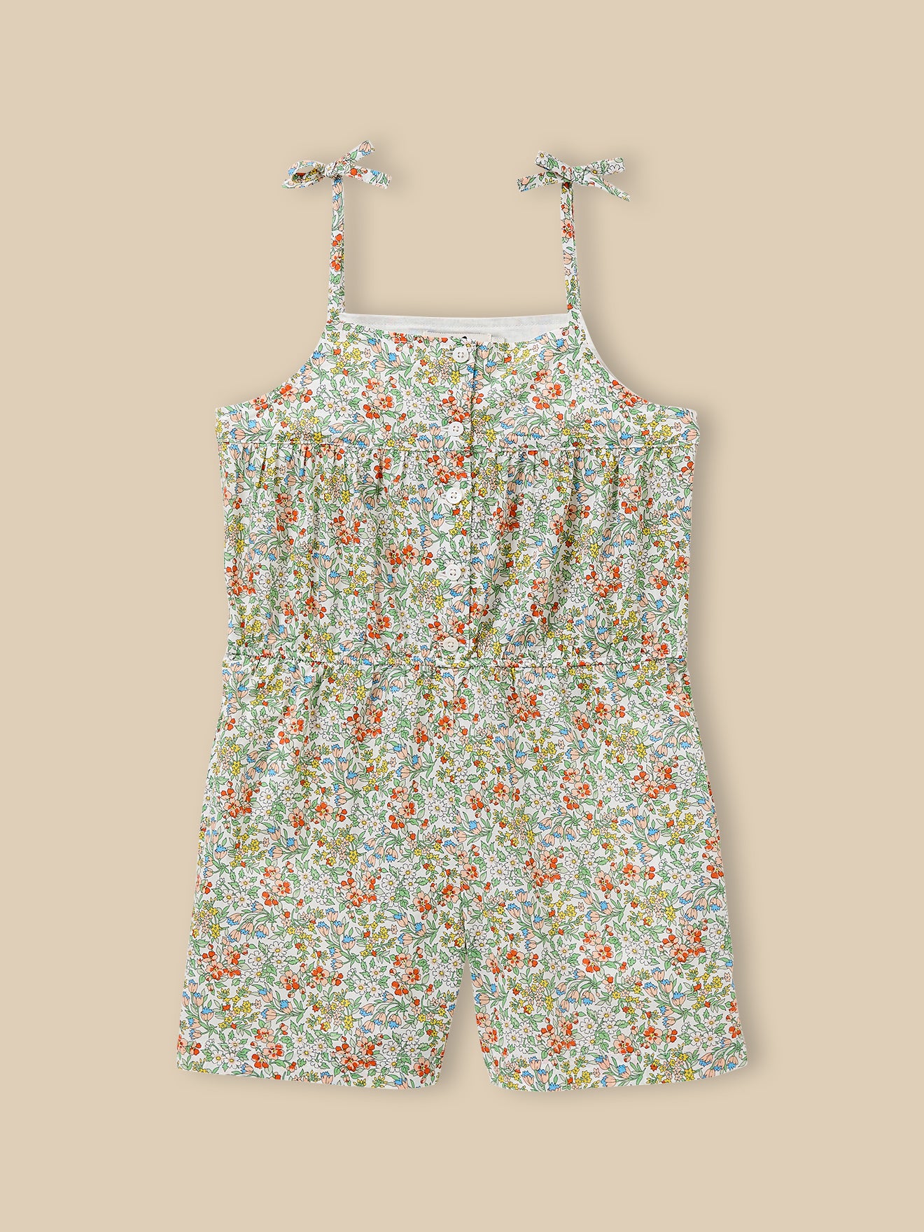 Mädchen-Overall aus Liberty®-Stoff « Harriet »