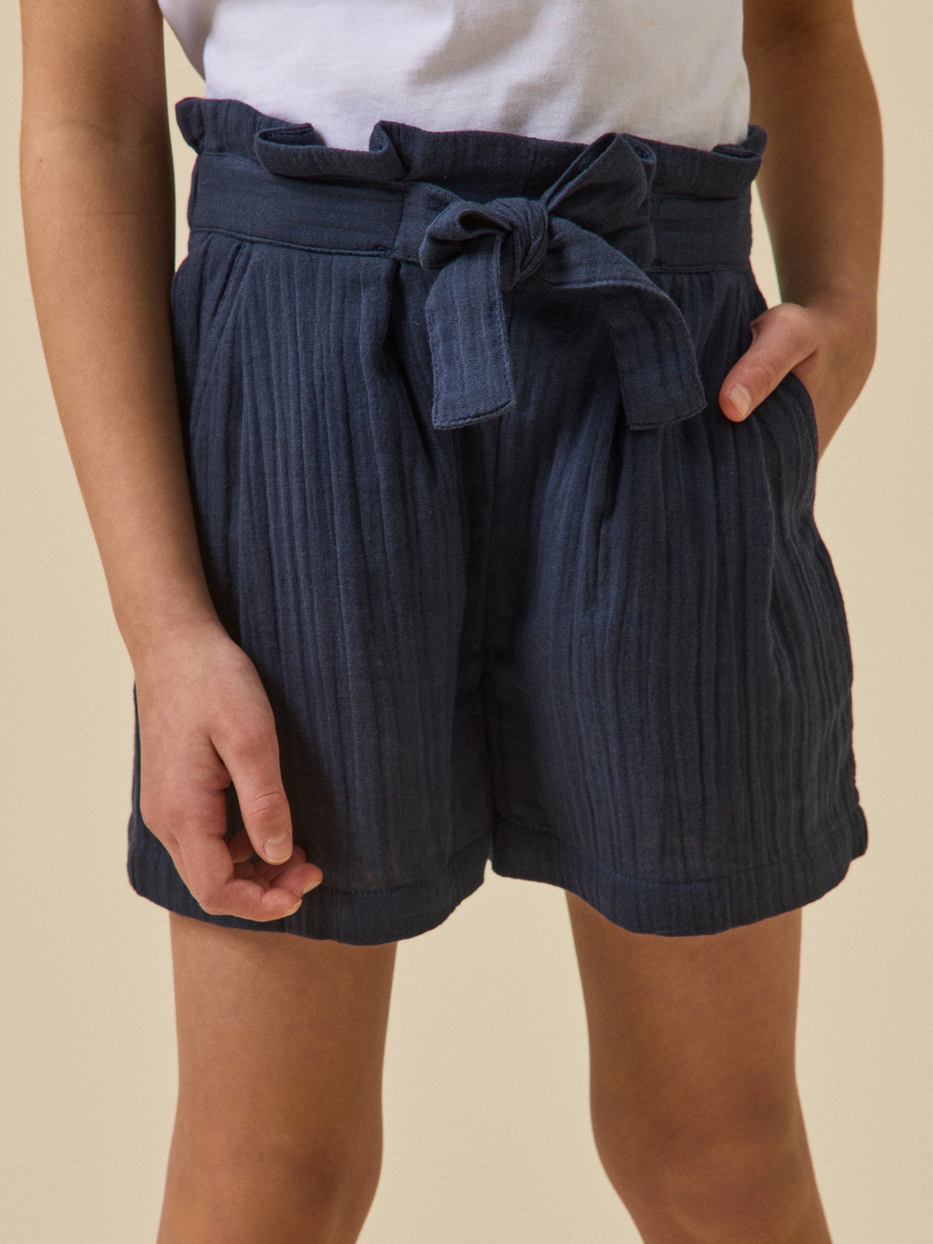 Mädchen-Shorts aus Baumwolllgaze – Kollektion « Junior »