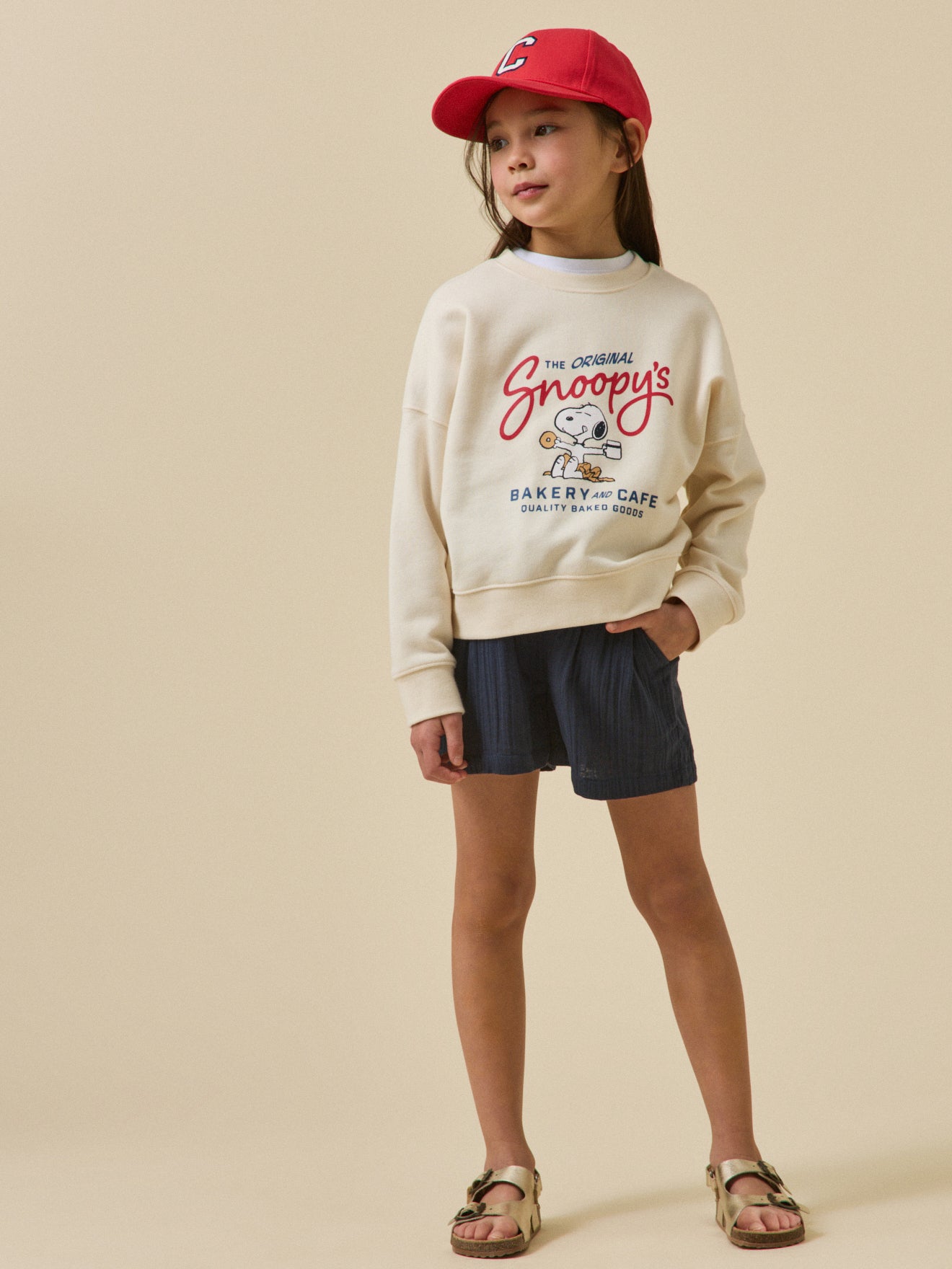 Mädchen-Shorts aus Baumwolllgaze – Kollektion « Junior »