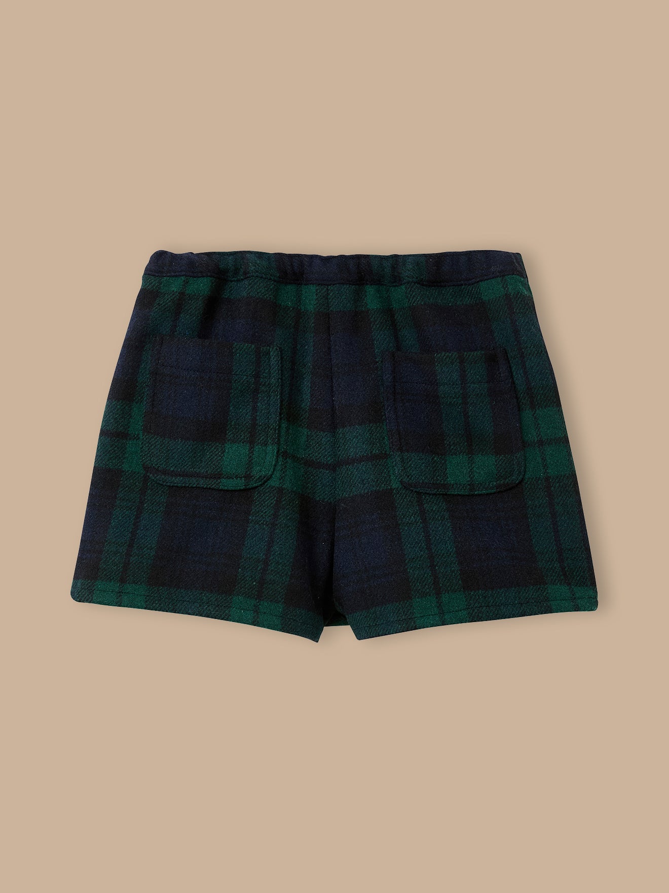 Jupe short imprimé tartan Fille