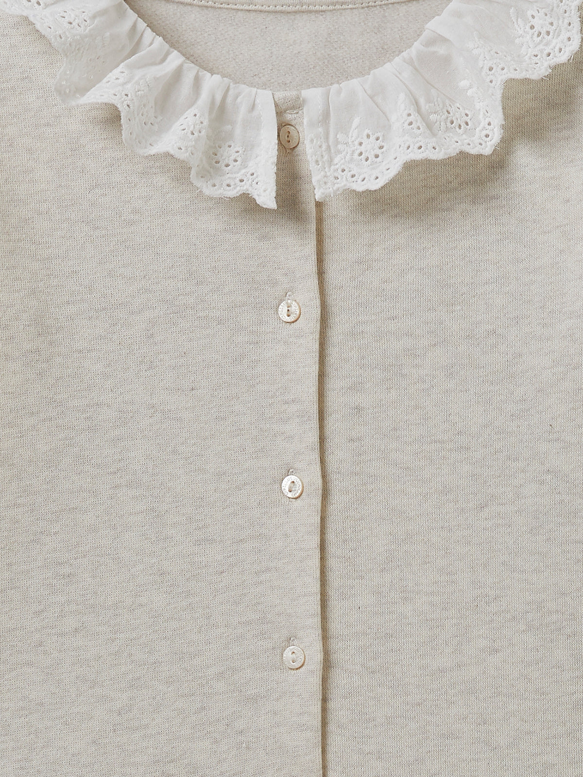 Mädchenkleid aus Molton, Bio-Baumwolle