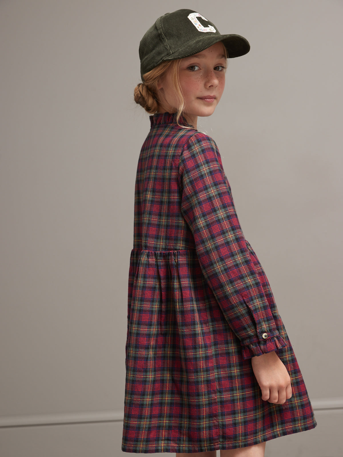 Robe Fille à carreaux