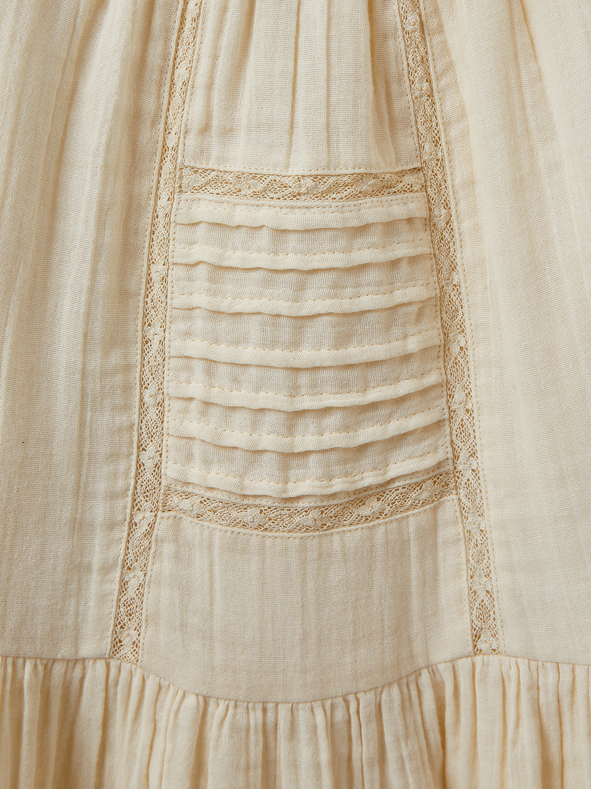 Mädchenkleid aus Baumwoll-Gaze