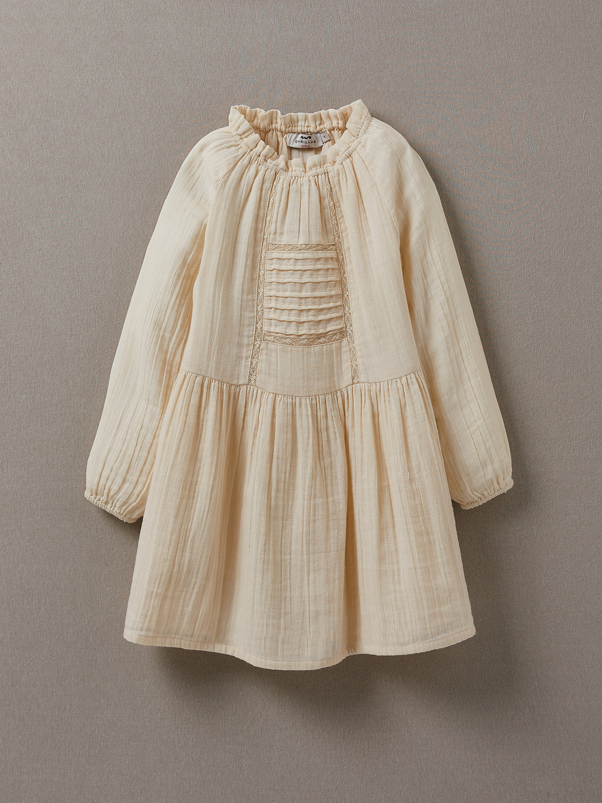 Mädchenkleid aus Baumwoll-Gaze