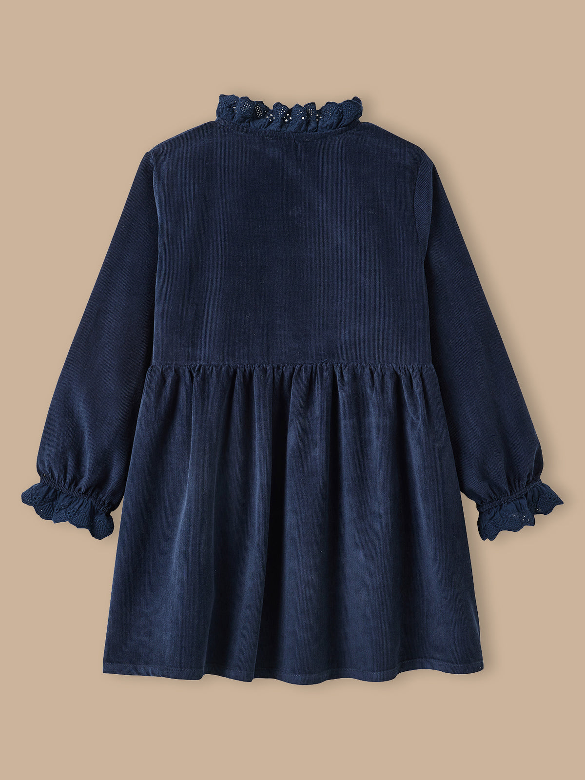 Mädchenkleid aus Velours