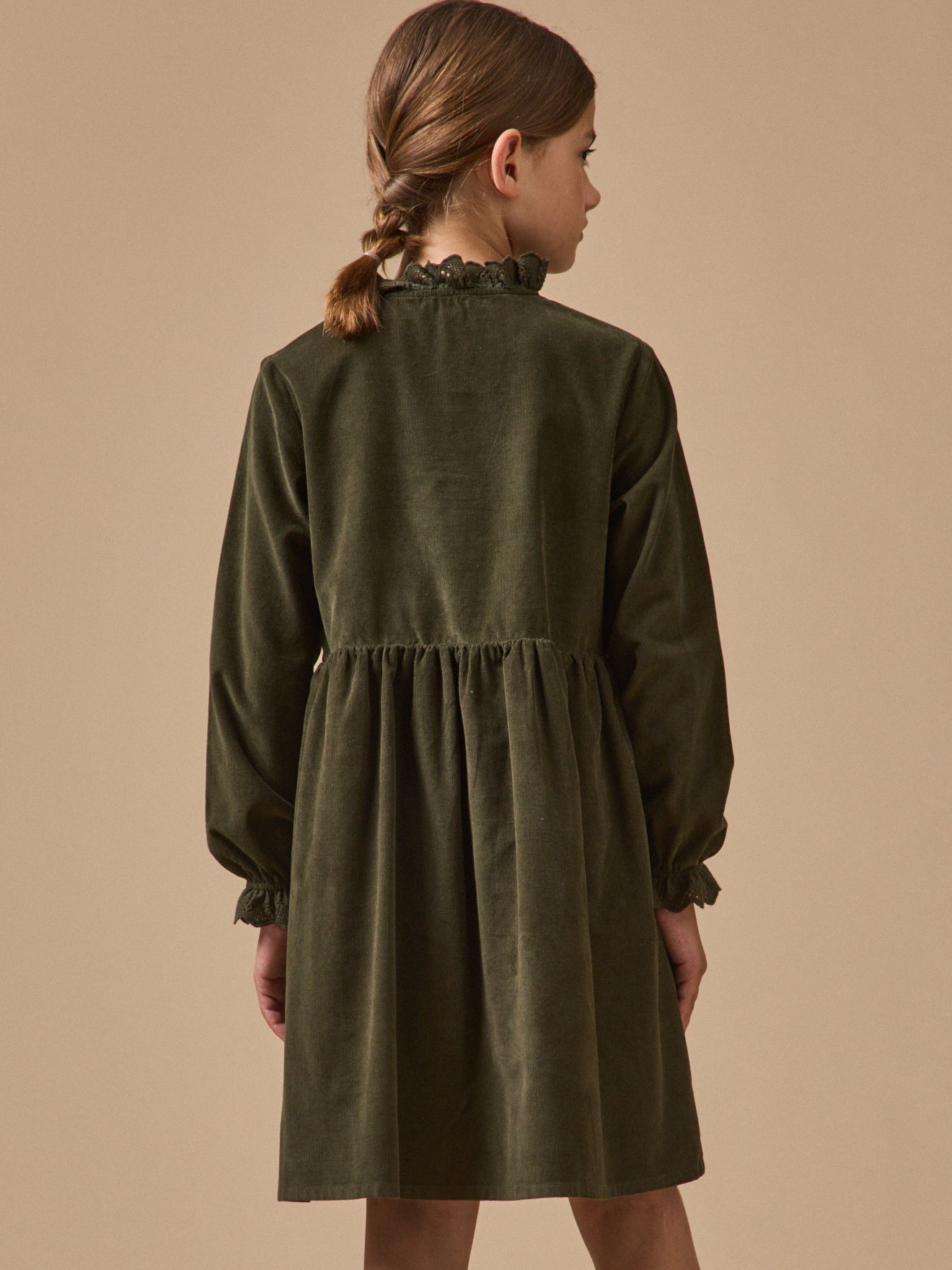 Robe Fille en velours
