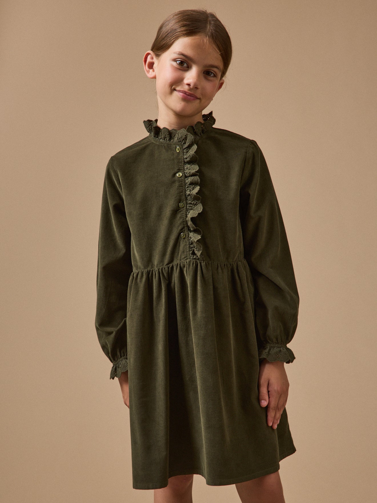 Robe Fille en velours