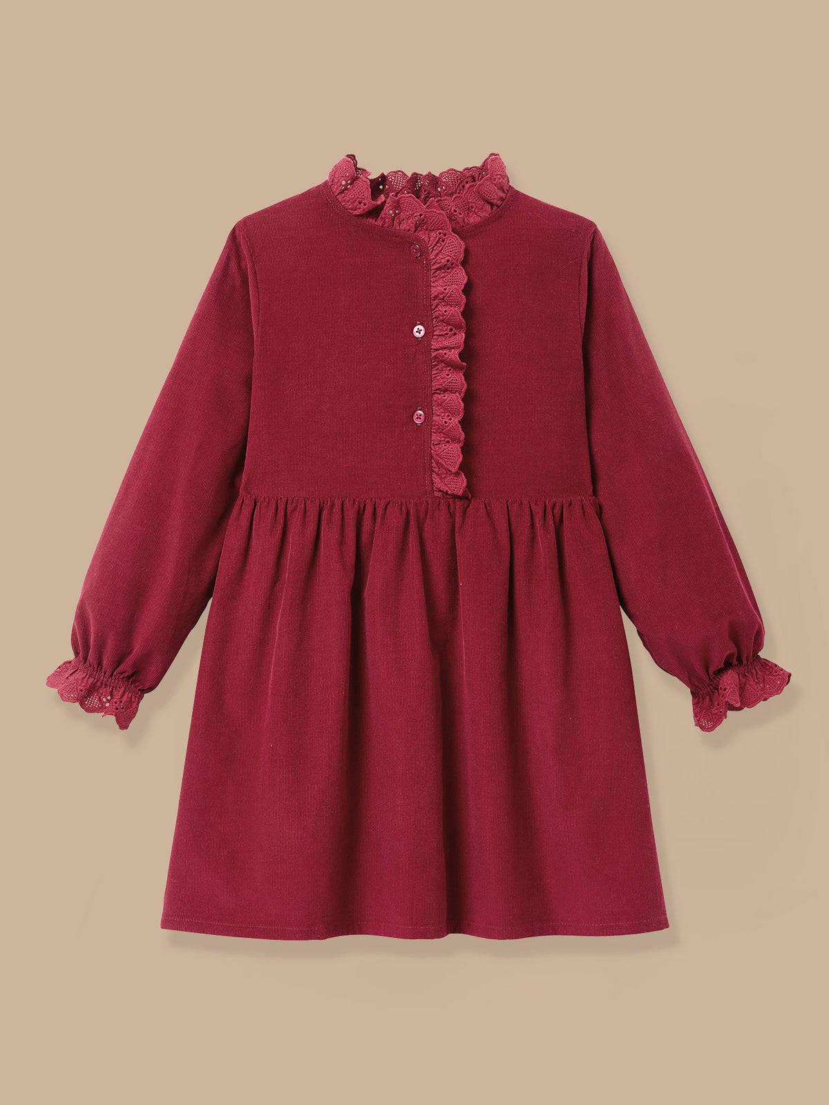 Robe Fille en velours