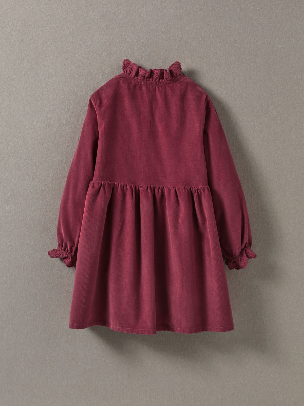 Mädchenkleid aus Velours