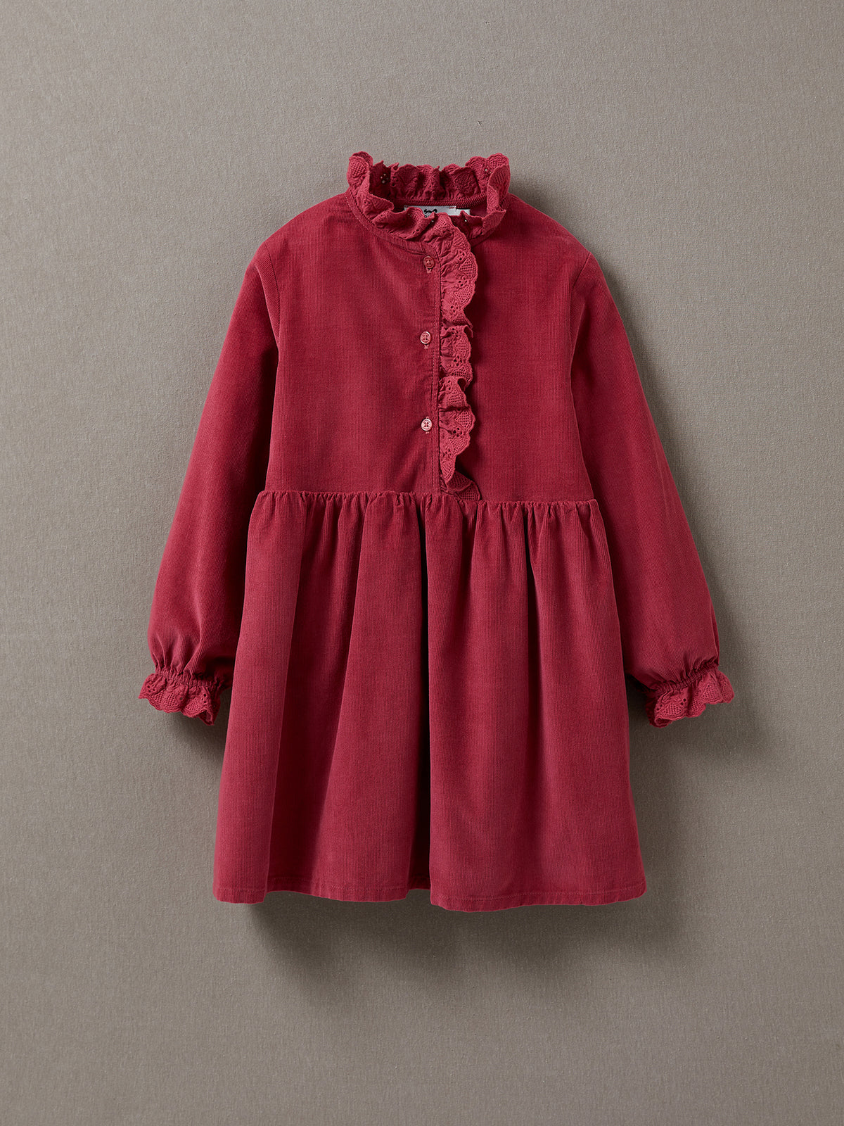 Mädchenkleid aus Velours