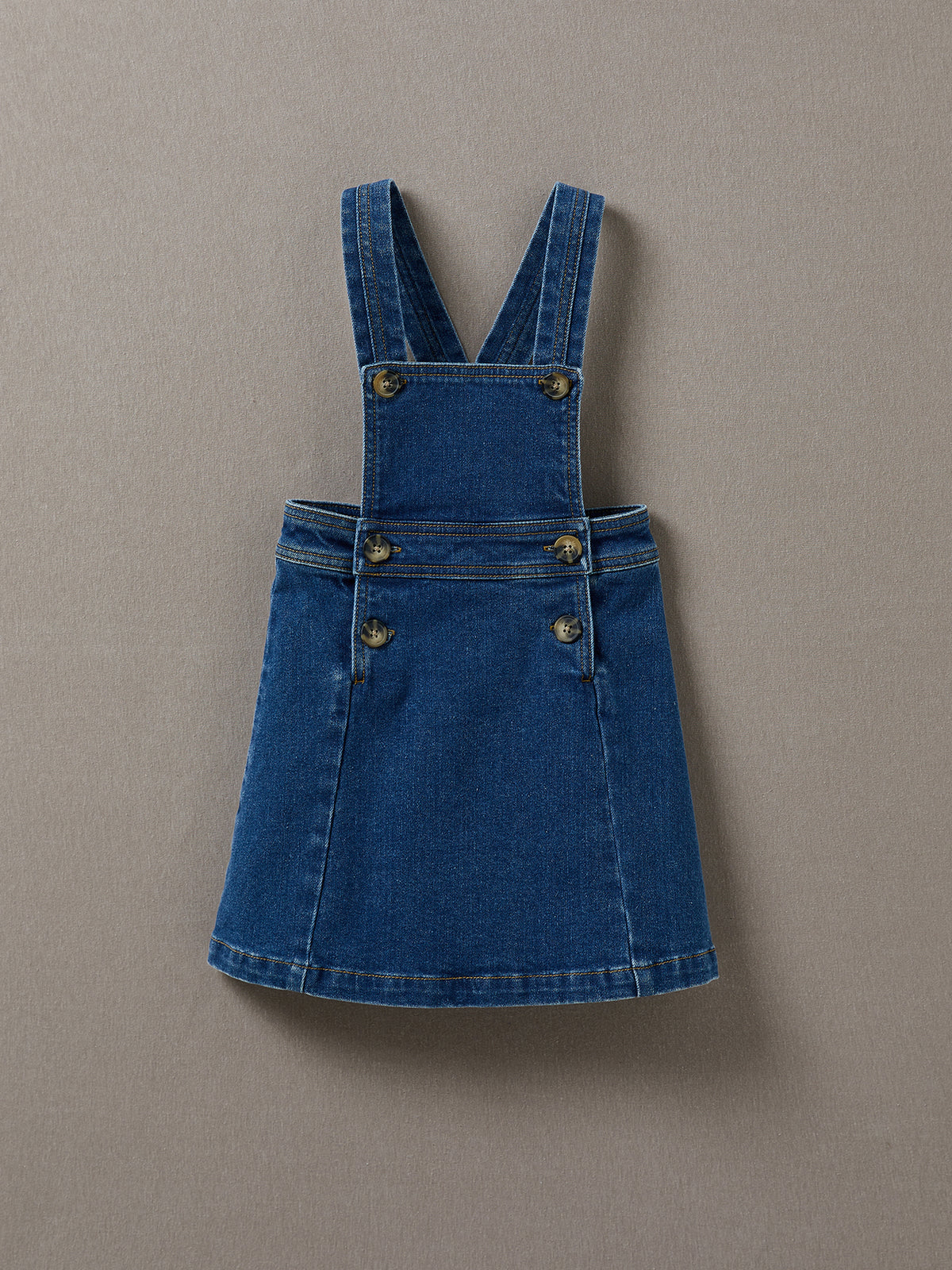 Mädchen-Latzkleid aus Denim