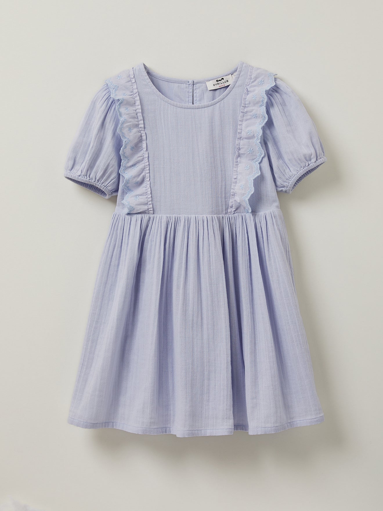 Robe Fille en gaze de coton biologique