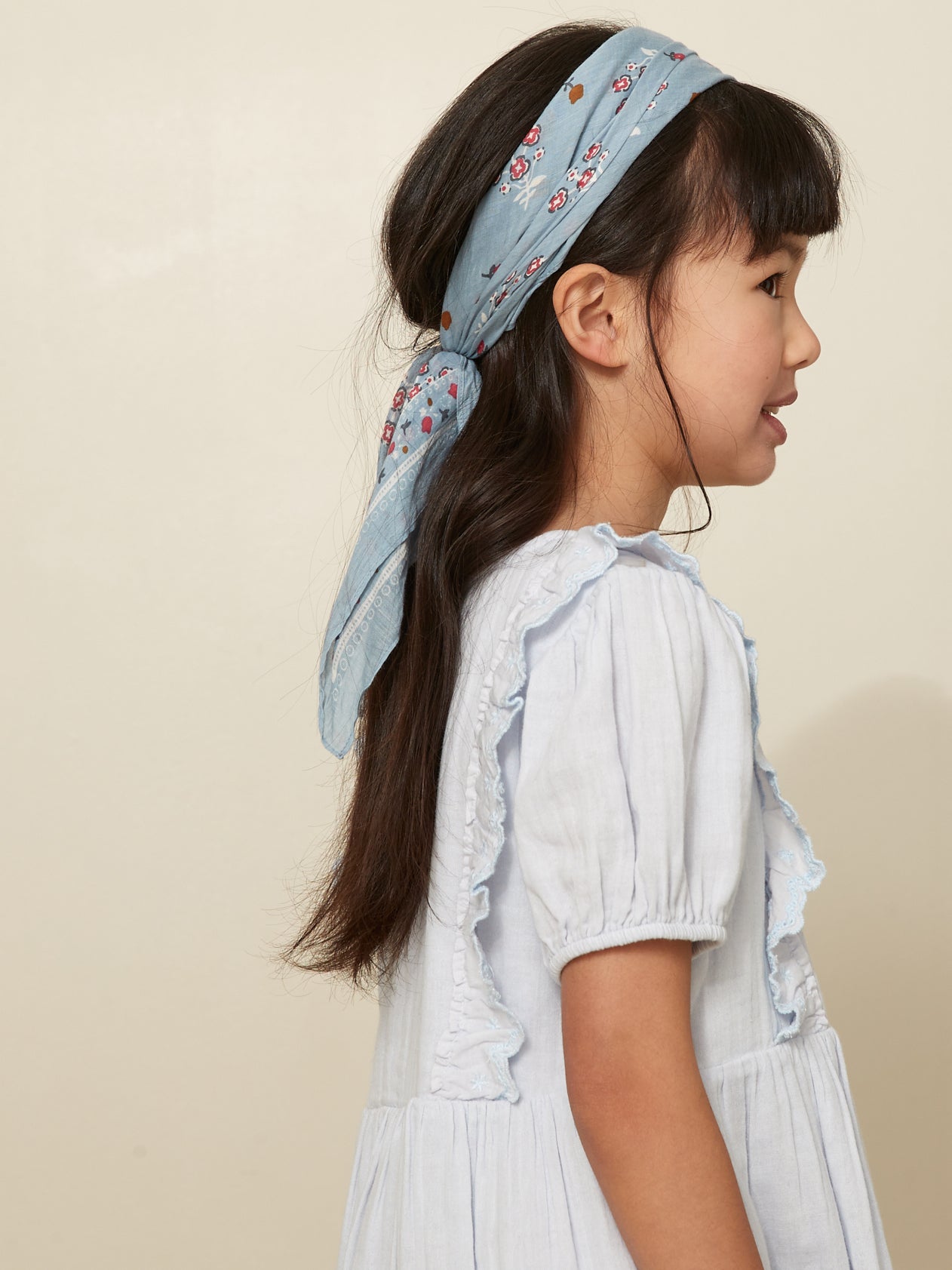 Robe Fille en gaze de coton biologique