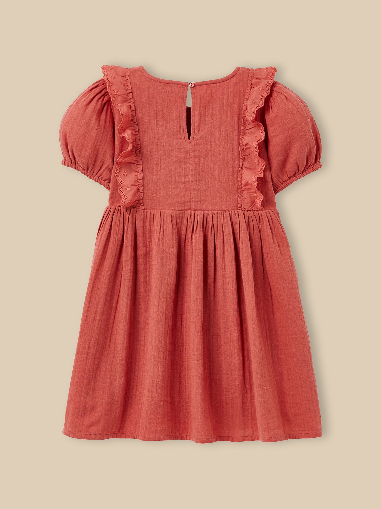 Robe Fille en gaze de coton biologique