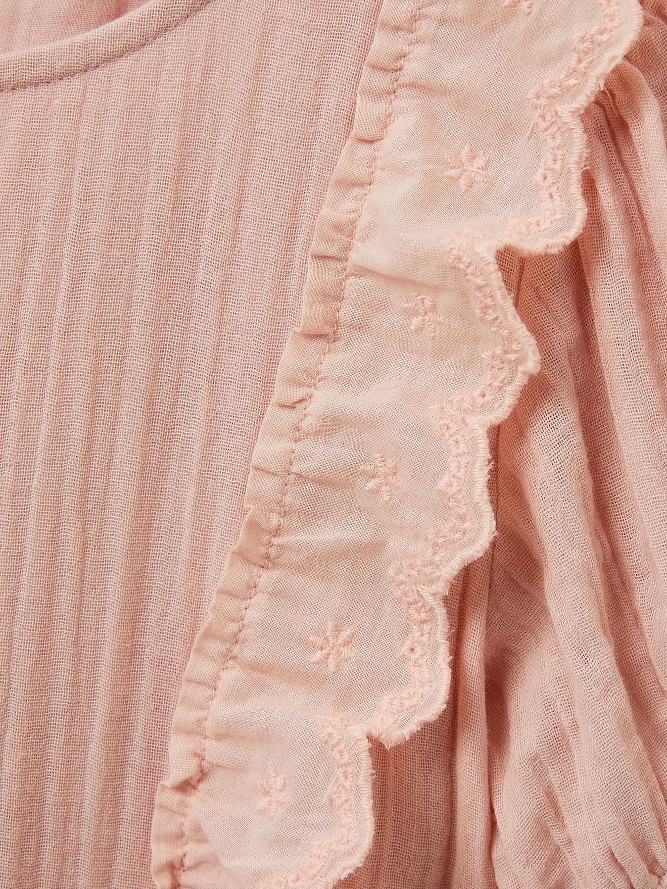 Mädchenkleid aus Bio-Baumwollgaze