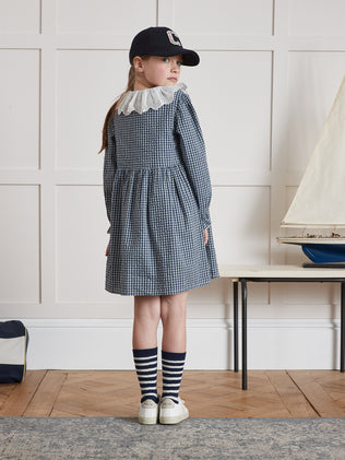 Robe Fille à petits carreaux