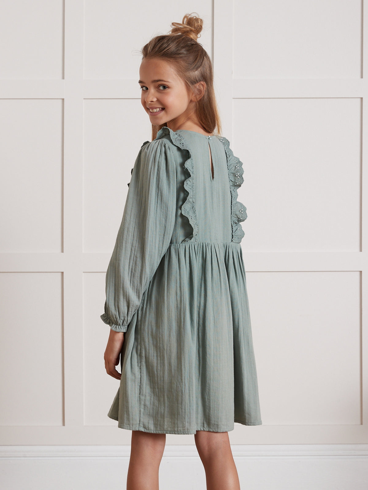 Robe Fille gaze de coton
