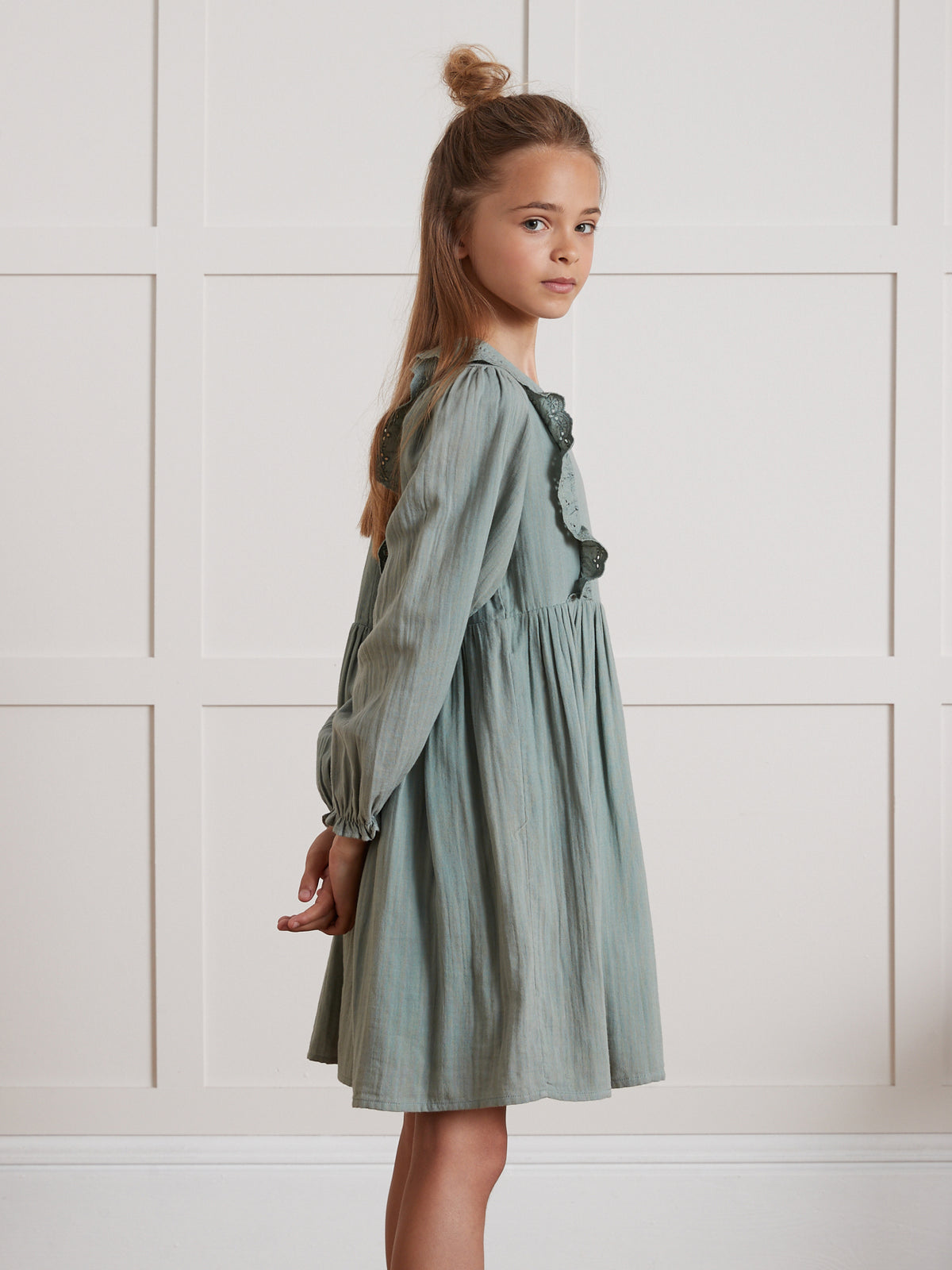 Robe Fille gaze de coton