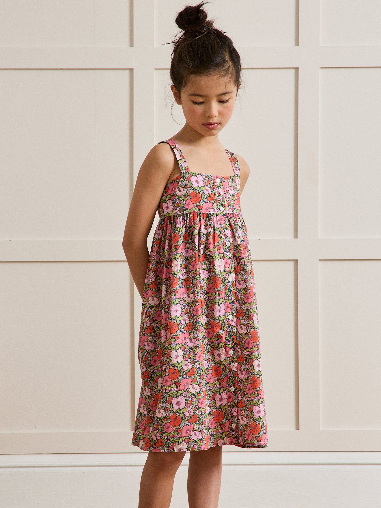 Robe Fille tissu Liberty Meadow Song