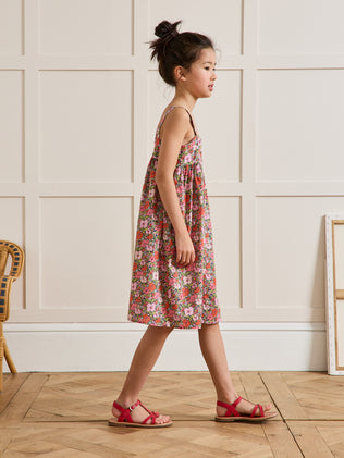 Mädchenkleid aus Liberty®-Stoff « Meadow Song »