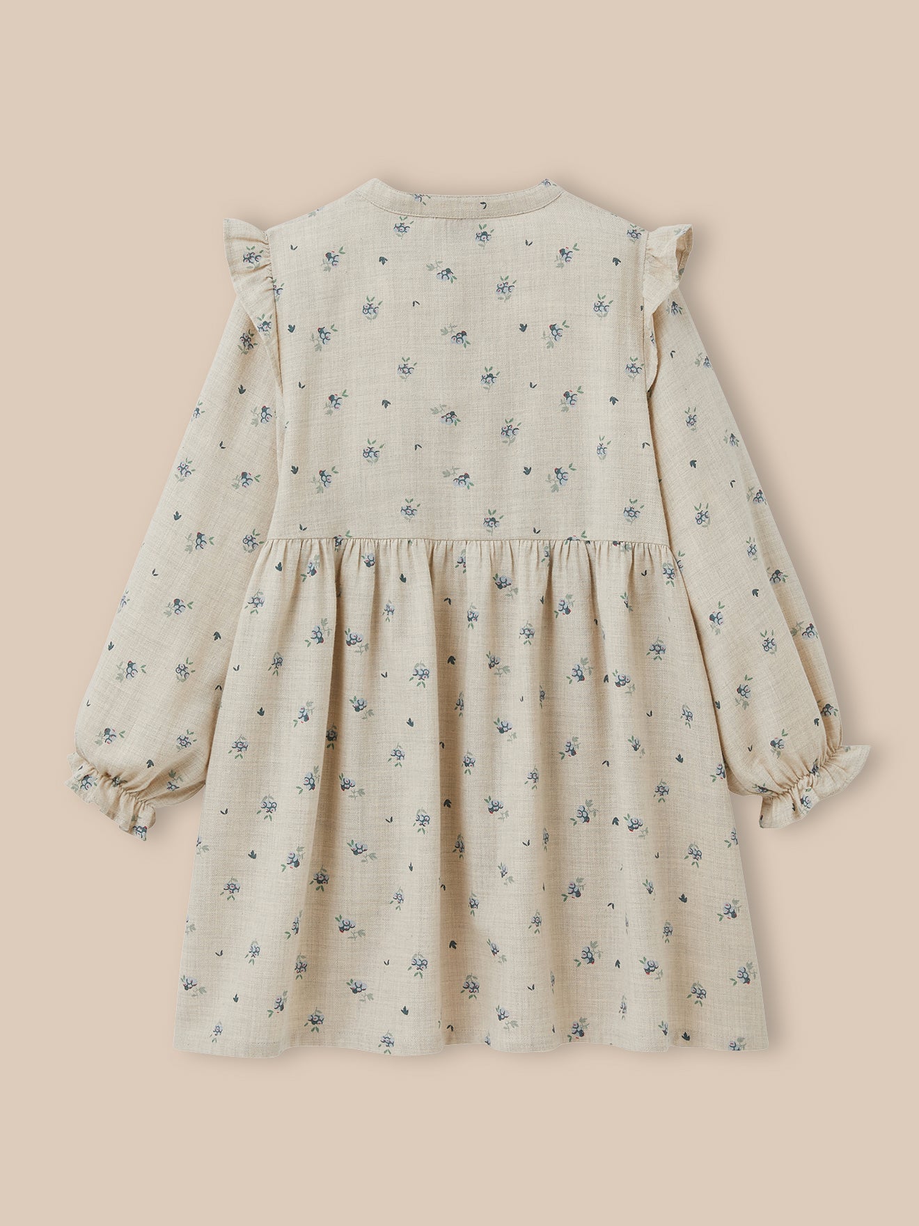 Mädchenkleid mit Dessin « Margotine »