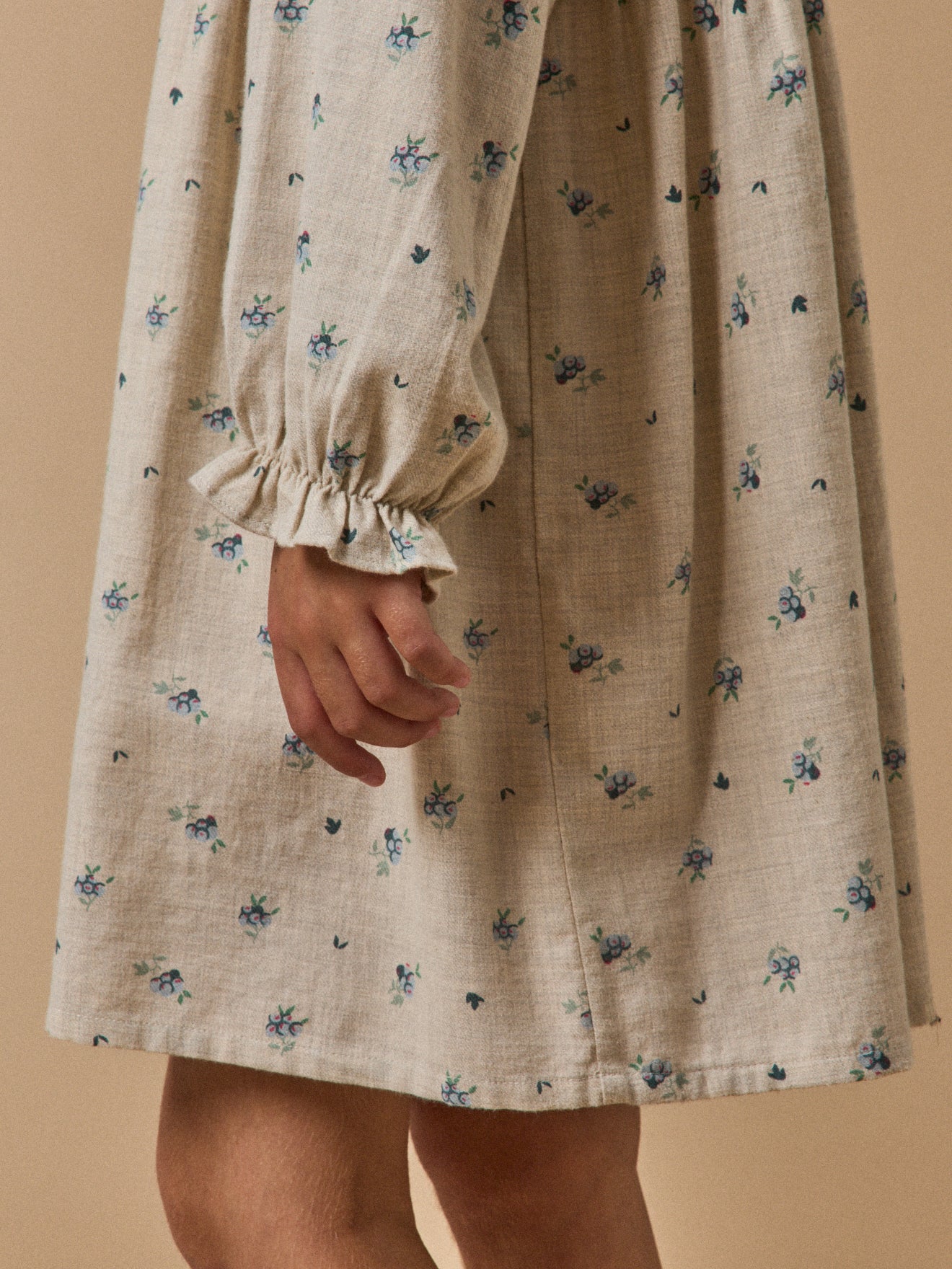 Mädchenkleid mit Dessin « Margotine »