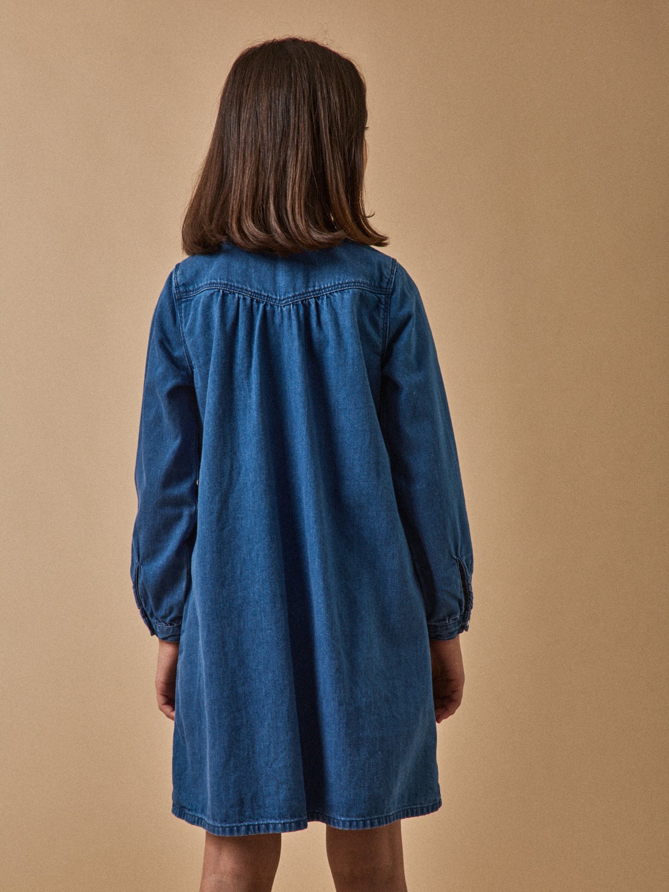 Mädchenkleid, aus Denim