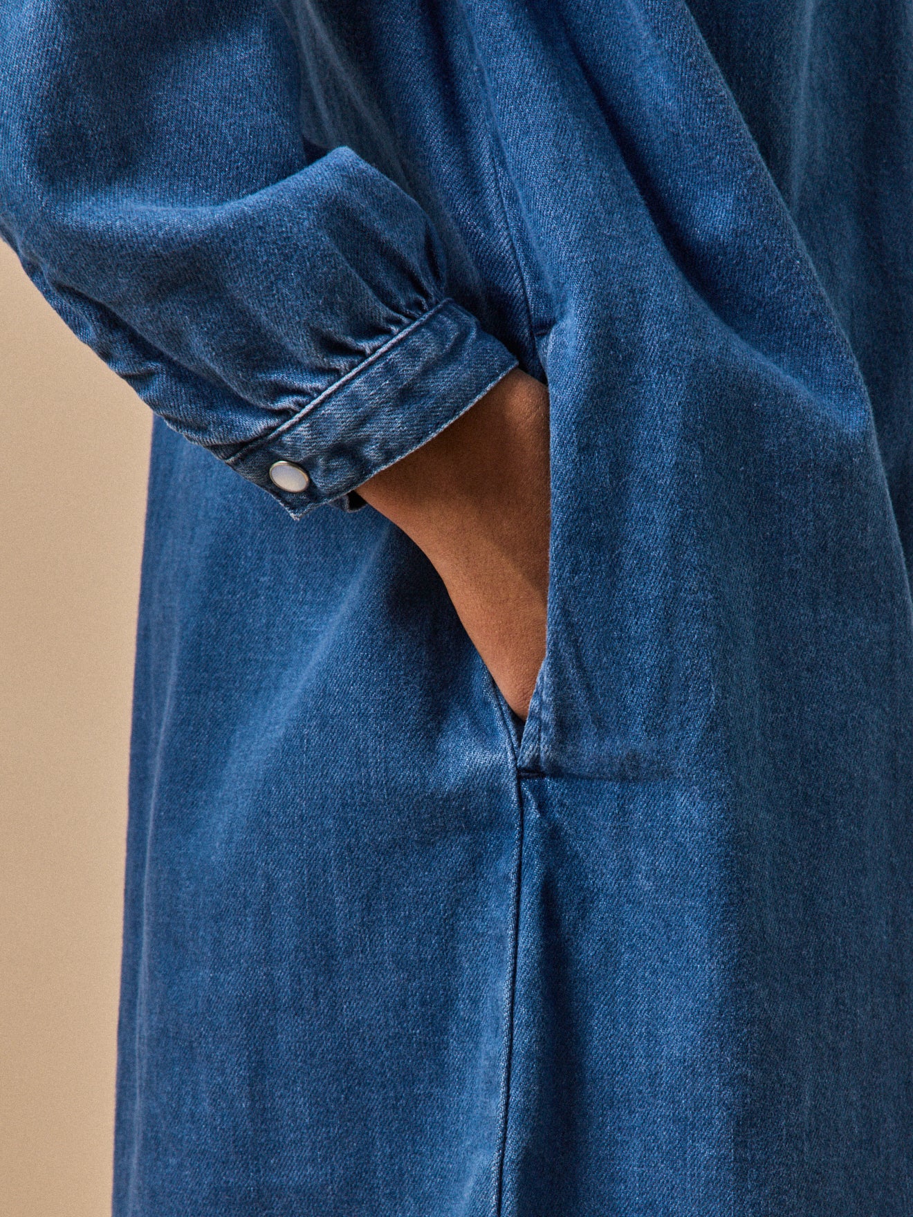 Mädchenkleid, aus Denim