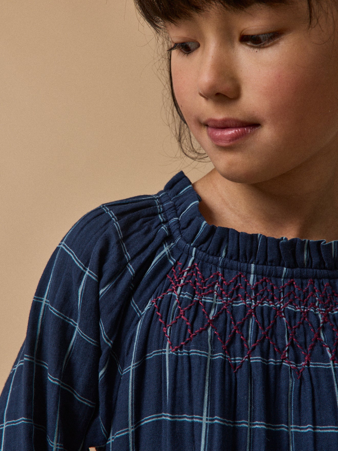 Robe en double gaze de coton Fille